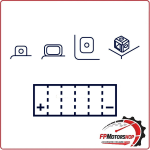 BATTERIA PER MOTO 12V MARELLI MOTX20-BS YTX20-BS HARLEY/BUELL 1000/1200