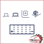 BATTERIA PER MOTO 12V MARELLI MOTX20CH-BS YTX20CH-BS HONDA VARADERO