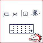 BATTERIA PER MOTO 12V MARELLI MOIX30L-BS YIX30L HARLEY DAVIDSON