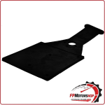 PORTATARGA IN GOMMA SUPPORTO FANALINO ARIETE 05951 PER MOTO EPOCA 170x170mm