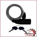 CAVO ANTIFURTO PER MOTO SCOOTER BUMPER GRIGIO 60CM X 6MM OXFORD OF01