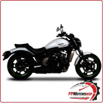 ATTACCO BORSE LATERALI BAGAGLIO MOTO RIGIDE PER KAWASAKI VULCAN 650 S 15>22 SHAD