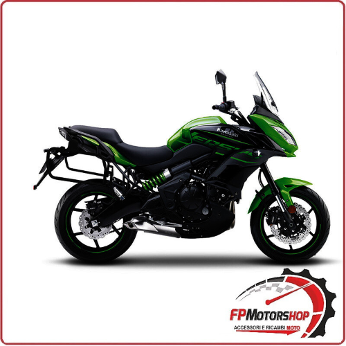 ATTACCO BORSE LATERALI BAGAGLIO MOTO RIGIDE PER KAWASAKI VERSYS 650 15-23 SHAD