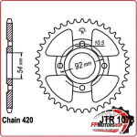 CORONA TRASMISSIONE PER MOTO JT 1078 Z47 JTR1078.47 47 DENTI 420 YAMAHA TZR 50