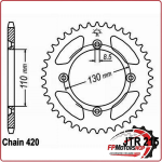 CORONA TRASMISSIONE PER MOTO ALLUMINIO JTA 215 Z56 JTA215.56 56 DENTI HONDA CR85