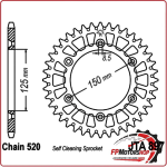 CORONA TRASMISSIONE PER MOTO ALLUMINIO JTA 897 Z45 JTA897.45 45 DENTI KTM SX
