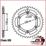 CORONA TRASMISSIONE PER MOTO JT 251 Z49 SC JTR251.49SC 49 DENTI YAMAHA YZ 125