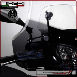 KIT ATTACCHI PARABREZZA SCOOTER PER KYMCO PEOPLE S 250 06> BIONDI 8500680