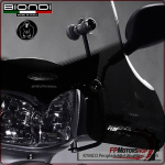 KIT ATTACCHI PARABREZZA SCOOTER PER KYMCO PEOPLE S 125/200 05> BIONDI 8500692