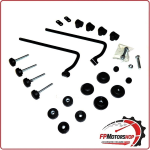 KIT ATTACCHI PARABREZZA SCOOTER PER GARELLI PMX HONDA LEAD BIONDI 8500805 100