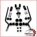 KIT ATTACCHI PARABREZZA SCOOTER PER MBK EVOLIS 50 92> BIONDI 8500932