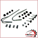 KIT ATTACCHI PARABREZZA SCOOTER PER PIAGGIO SPRINT PRIMAVERA 14> BIONDI 8500971