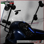 KIT ATTACCHI PARABREZZA SCOOTER PER PIAGGIO VESPA FL2 125 COSA GL BIONDI 8500988