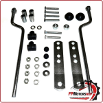 KIT ATTACCHI PARABREZZA SCOOTER PER PIAGGIO VESPA COSA PK 50 FL2 BIONDI 8500989