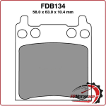 PASTIGLIE PASTICCHE FRENO FERODO PER MOTO FDB134P HONDA GL KZ GOLDWING 1000