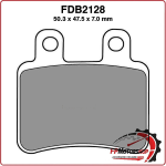 PASTIGLIE FRENI PER SCOOTER FDB2128EF PEUGEOT ELYSTAR 125/150 06>07 SHERCO