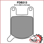 PASTIGLIE FRENI PER MOTO FDB213P BENELLI 254 79 MALAGUTI GRIZZLY RCX 50 87 FIFTY