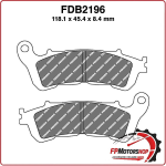 PASTIGLIE FRENI PER MOTO FDB2196EF HONDA SH 125I/150I/300I 07>14 CB600F HORNET
