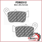 PASTIGLIE PASTICCHE FRENI PER SCOOTER FDB2312EF SYM FIGHTER VI 150 10>15