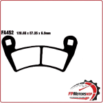 PASTIGLIE FRENI PER MOTO POLARIS RANGER 500 08> EBC FA452TT RAMGER 800/700/500