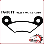 PASTIGLIE FRENI TT PER QUADZILLA 300/320 09> KEEWAY GTX300 EBC FA483TT QZ