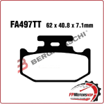 PASTIGLIE FRENI TT PER RHINO 700 PARK EBC FA497TT YAMAHA YXR FRENO DI PARCHEGGIO