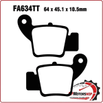 PASTIGLIE FRENI PER MOTO AJP 125/200/250 FA634TT TRIAL/ENDURO/ENDURO