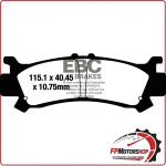 PASTIGLIE FRENI TT PER FA701TT EBC HONDA SXS 1000 M3P/M5P PIONEER 16>20