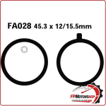 PASTIGLIE FRENI PER MOTO YAMAHA RD 100/125/ 200 DX 75>80 EBC FA028 100/125/200
