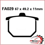 PASTIGLIE FRENI PER MOTO HONDA CX500 CBX1000 80> EBC FA029 CX 500 79>81 GL 1000