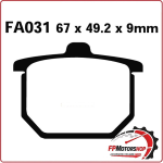 PASTIGLIE FRENI PER MOTO HONDA CB750/900 79> FA031 CB 750/900 79>82 CBX 1000 Z