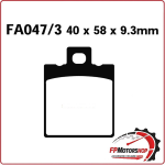 PASTIGLIE FRENI PER MOTO HONDA NSR 125R CRM125 POSTERIORE EBC FA047/3 ORGANICA