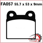PASTIGLIE FRENI PER MOTO BMW R45 N/T R65 LS/T FA057 R45/45 N 78>85 LS/65 T 80>85