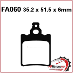 PASTIGLIE FRENI PER MOTO APRILIA RS RX 50 POSTERIORE EBC FA060 ORGANICA