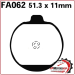 PASTIGLIE FRENI PER MOTO Z1000/1300 79>82 ANTERIORE FA62 EBC FA062 KAWASAKI