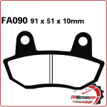 PASTIGLIE FRENI PER MOTO HONDA CB650 NIGHTWAK ANTERIORE EBC FA090 ORGANICA