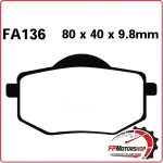 PASTIGLIE FRENI PER MOTO YAMAHA XV535 VIRAGO ANTERIORE EBC FA136 ORGANICA