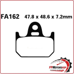 PASTIGLIE PASTICCHE FRENI PER MOTO YAMAHA TZ125/250 POS EBC FA162