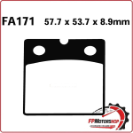 PASTIGLIE FRENI PER MOTO BMW K75/100 R80/100 ANTERIORE EBC FA171 ORGANICA