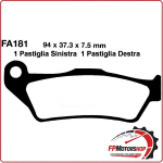 PASTIGLIE FRENI PER MOTO KTM HUSQVARNA EBC FA181TT 125/200/250 SX/EXC 125/250