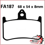 PASTIGLIE FRENI PER MOTO HONDA CB 900 HORNET ANTERIORE EBC FA187 ORGANICA