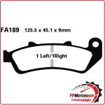 PASTIGLIE FRENI PER MOTO HONDA CBR 1000 F >99 ANTERIORE/POSTERIORE EBC FA189