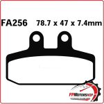 PASTIGLIE PASTICCHE FRENO FRENI HONDA NSR 125 ANT. EBC FA256 PER MOTO ON ROAD