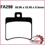 PASTIGLIE FRENI PER MOTO APRILIA RS 125 06>07 POSTERIORE EBC FA298 ORGANICA