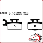PASTIGLIE FRENI PER MOTO KAWASAKI KX 65 SUZUKI RM ANTERIORE EBC FA302TT