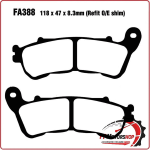 PASTIGLIE FRENI PER MOTO HONDA HORNET 600 07> ANTERIORE ABS XL V TRANSALP 700