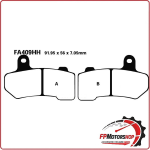 PASTIGLIE FRENI PER MOTO HARLEY VRSCR STREET ROD 06> ANTERIORE FA409 ORGANICA