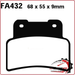 PASTIGLIE FRENI PER MOTO APRILIA RS125 SL750 MANA 850 ANTERIORE RS 125 06>