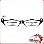 PASTIGLIE FRENI PER MOTO BMW K1200 07>10 K1300 09>15 POSTERIORE EBC FA671