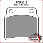 PASTIGLIE FRENO PER MOTO FDB2016SG ARCTIC CAT DVX 400 04>08 KAWASAKI QUAD